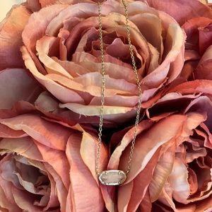 Beautiful Kendra Scott gold and opal necklace